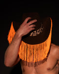 RIDE EM’ COWBOY ORANGE TASSEL COWBOY HAT
